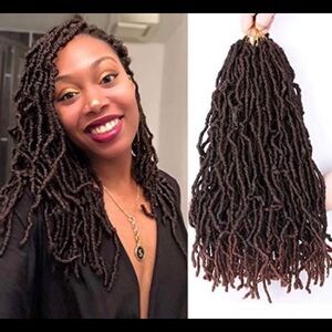 T30 faux locs 18 inch wavy tangle free top quality